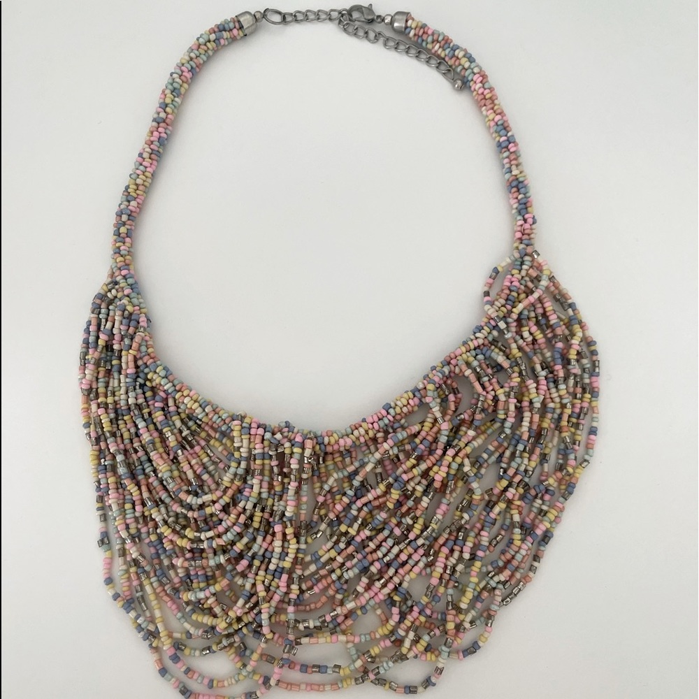Lane Bryant Pastel beaded necklace